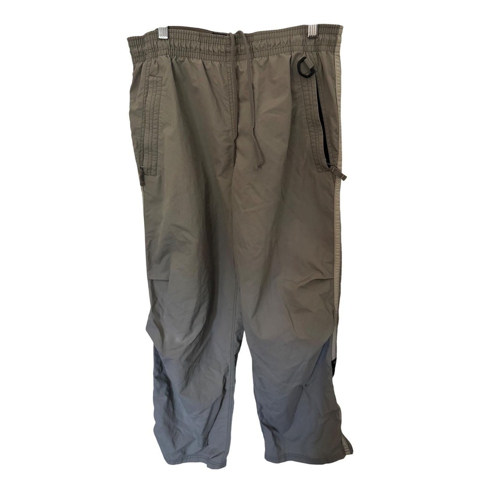 Vintage Abercrombie RARE 90s Y2K gray rad & rare! windbreaker men's pants size s